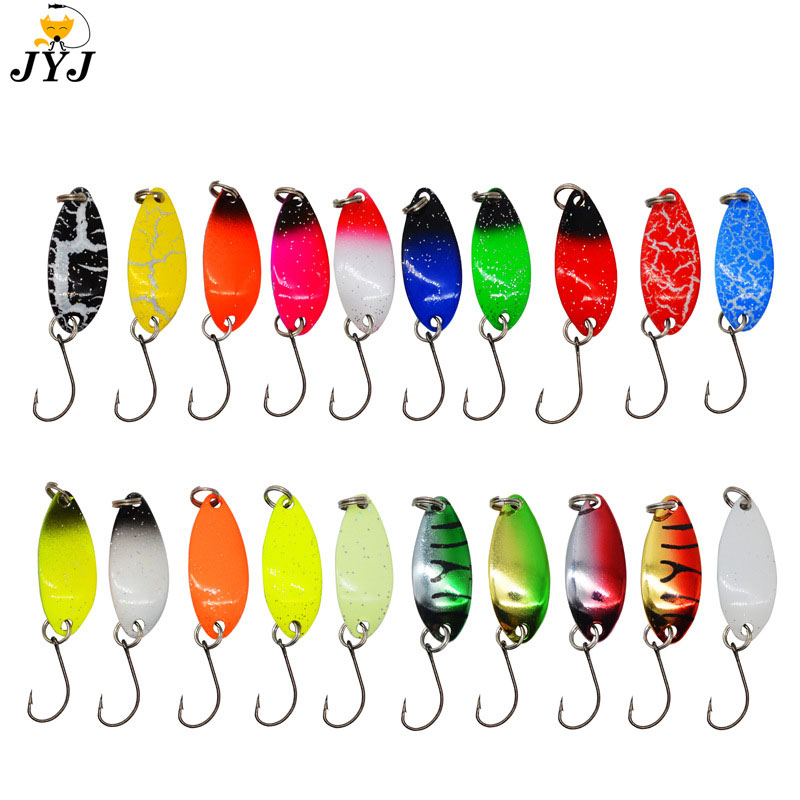 Fishing Lure Swimbait - 20 Farben 3 g Metall-Angelköder, Löffelköder,
