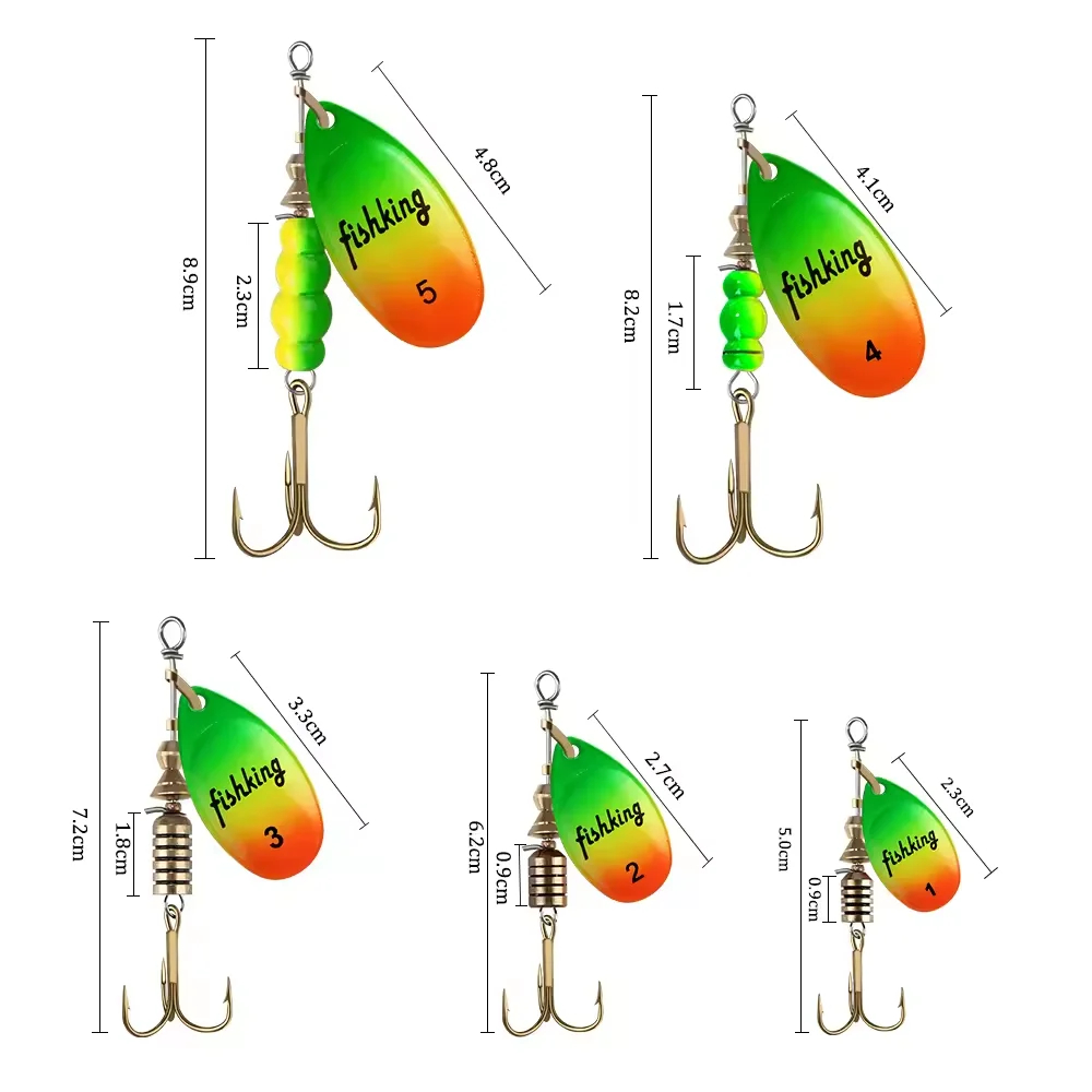 Metall Löffel Spinner Köder 3, – Fishing Lure Swimbait Bewertung und Preis