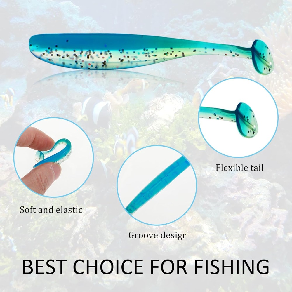 40 Stück mikroweiche Angelköde – Fishing Lure Swimbait Bewertung und Preis