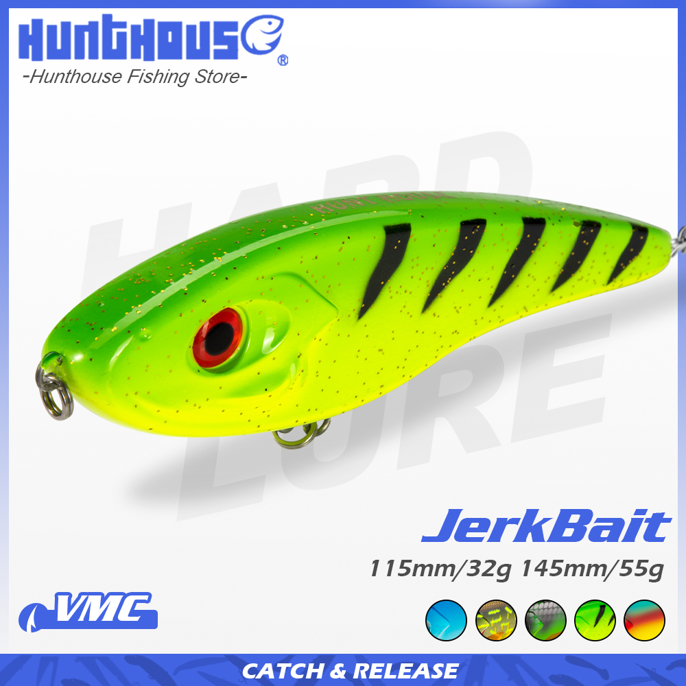 Hunthouse Jerkbait Musky Buste – Fishing Lure Swimbait Bewertung und Preis