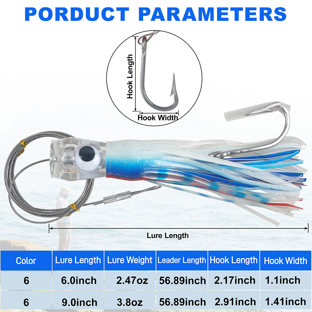 6 Stücke Salzwasser Tolling Kö – Fishing Lure Buzzbait Bewertung und Preis