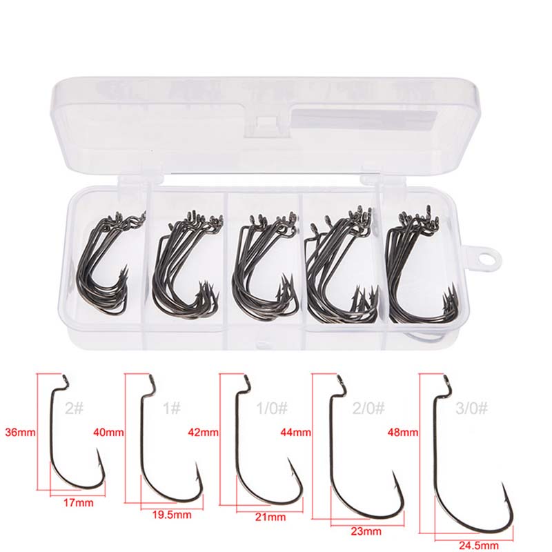 50 Stück/Box Hochkarbon-Stahl  – Fishing Lure Spinnerbait Bewertung und Preis