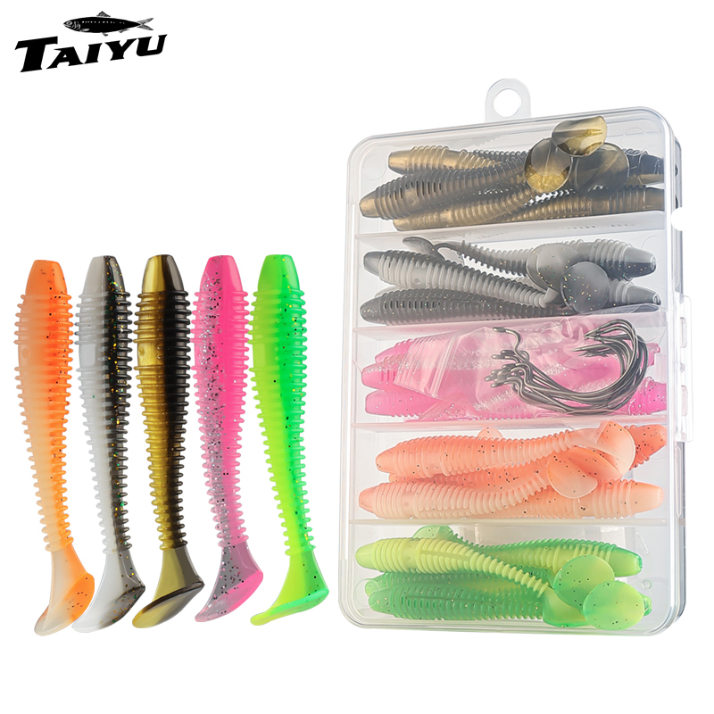 TAIYU 25/35-teiliges Set Weich – Fishing Lure Soft Plastic Bewertung und Preis